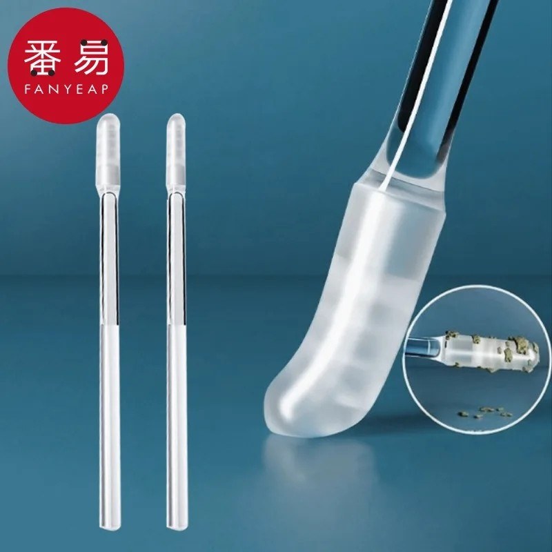 24 Pcs Reusable Silicone Sticky Ear Picks | Washable Ear Wax Remover for Adults & Kids