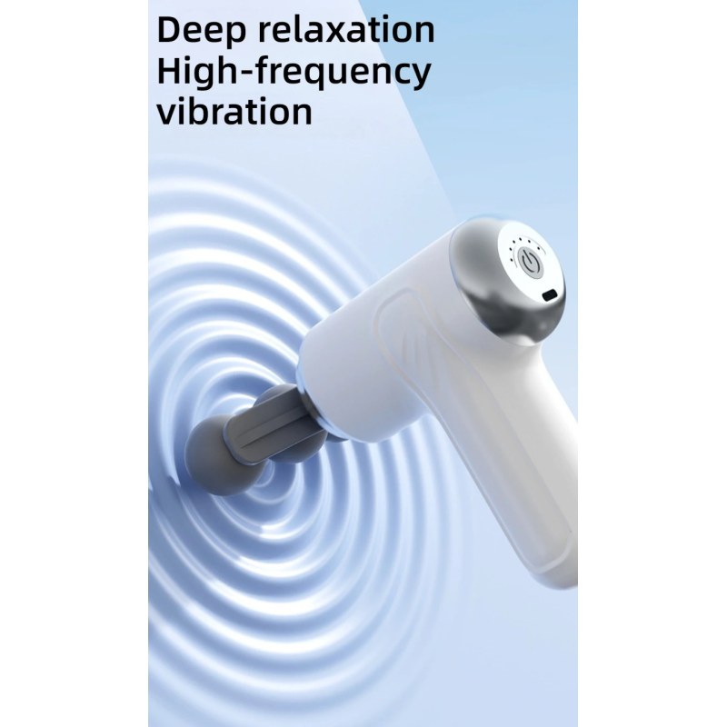 Powerful Mini Massage Gun – Quiet Electric Muscle Massager & Deep Tissue Percussion Massage Device