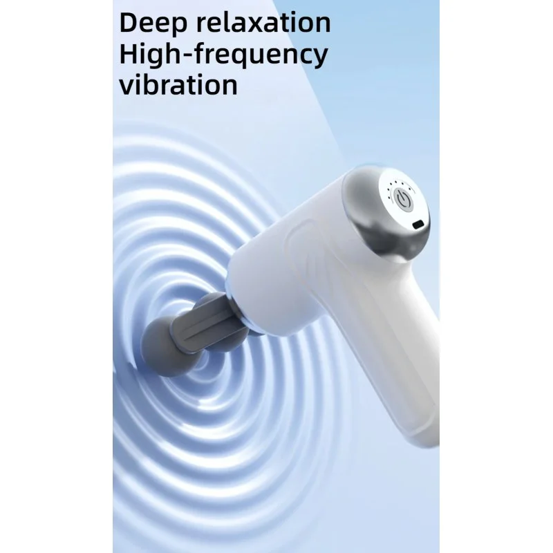Powerful Mini Massage Gun – Quiet Electric Muscle Massager & Deep Tissue Percussion Massage Device