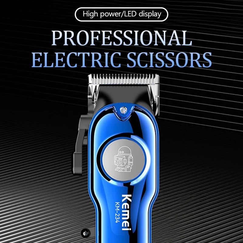 Kemei KM-234 Professional Electric Hair Clipper & Shaver | 900mAh Rechargeable Trimmer