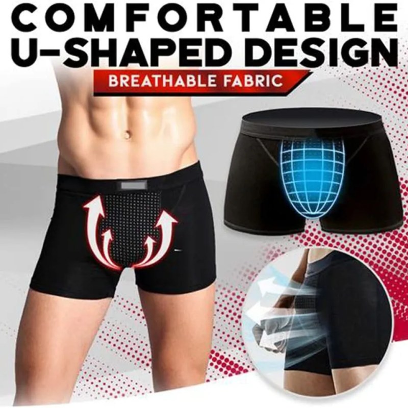 Viane Klcin Mens Magnetic Cotton Boxer | Antibacterial Free Size Underwear